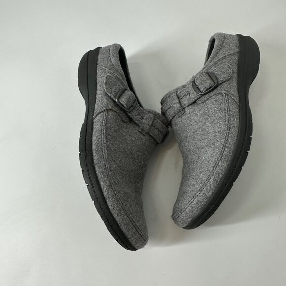 Merrell Womens Wool Slip-On Shoes With Adjustable Strap Gray Size Comfortable - Picture 4 of 11